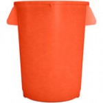 Carlisle 84103202 Bronco 32 Gallon White Round Trash Can Carlisle 84103202 Bronco 32 Gallon White Round Trash Can