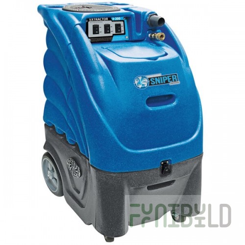 Sandia 80-3100-H Sniper Dual 3-Stage Heated Carpet Extractor - Machine Only - 12 Gallon, 100 PSI