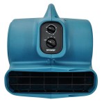 XPOWER P-450AT Freshen Aire Blue 3-Speed Compact Scented Air Mover with GFCI Power Outlets and Timer - 1/3 hp XPOWER P-450AT Freshen Aire Blue 3-Speed Compact Scented Air Mover with GFCI Power Outlets and Timer - 1/3 hp
