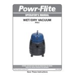 Powr-Flite PF51 5 Gallon Polyethylene Wet / Dry Vacuum with Toolkit Powr-Flite PF51 5 Gallon Polyethylene Wet / Dry Vacuum with Toolkit