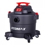 Ecomax EM18156 10 Gallon 5 1/2 Peak hp Stainless Steel Wet / Dry Vacuum with Tool Kit - 120V, 1 Phase