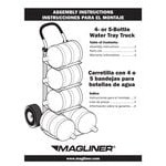 Magliner 500 lb. 5-Bottle Water Hand Truck with 10 Magliner 500 lb. 5-Bottle Water Hand Truck with 10