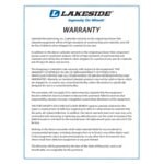 Lakeside 173670 Heavy-Duty 3-Shelf Electric Utility Cart