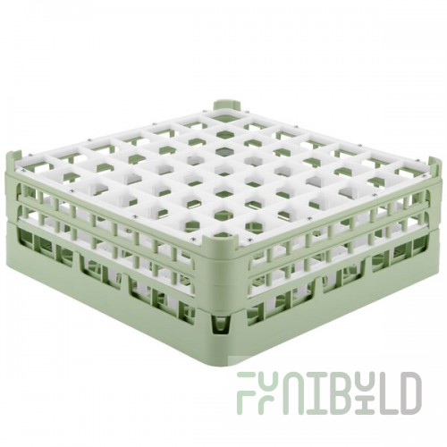 Vollrath 52723 Signature Full-Size Light Green 49-Compartment 5 11/16