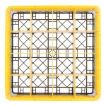 Noble Warewashing 16-Compartment Gray Full-Size Glass Rack with 4 Yellow Extenders Noble Warewashing 16-Compartment Gray Full-Size Glass Rack with 4 Yellow Extenders
