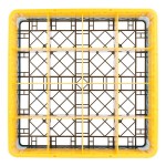 Noble Warewashing 16-Compartment Gray Full-Size Glass Rack with 4 Yellow Extenders Noble Warewashing 16-Compartment Gray Full-Size Glass Rack with 4 Yellow Extenders