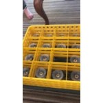 Noble Warewashing 16-Compartment Gray Full-Size Glass Rack with 4 Yellow Extenders Noble Warewashing 16-Compartment Gray Full-Size Glass Rack with 4 Yellow Extenders