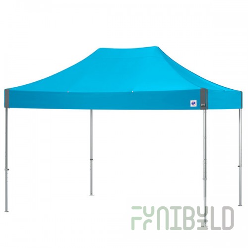 E-Z Up END3A15KSP Endeavor Instant Shelter 10' x 15' Splash Canopy with Clear Aluminum Frame