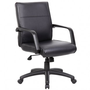 Boss B686 Black LeatherPlus Executive Chair