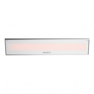 Bromic Heating BH0320007 White Platinum Smart-Heat Electric Outdoor Patio Heater - 240V, 2300W