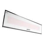 Bromic Heating BH0320007 White Platinum Smart-Heat Electric Outdoor Patio Heater - 240V, 2300W Bromic Heating BH0320007 White Platinum Smart-Heat Electric Outdoor Patio Heater - 240V, 2300W