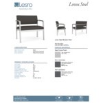Lesro Lenox Steel Patriot Plus Charcoal Vinyl Bariatric Guest Arm Chair Lesro Lenox Steel Patriot Plus Charcoal Vinyl Bariatric Guest Arm Chair