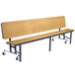 National Public Seating CBG96-PWPEPC 8' Mobile Convertible Bench Unit with ProtectEdge National Public Seating CBG96-PWPEPC 8' Mobile Convertible Bench Unit with ProtectEdge