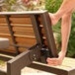Lifetime 60054 Light Brown Convertible Bench / Table