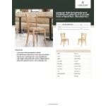 Lancaster Table & Seating Natural Finish Wood Ladder Back Chair with Natural Wood Seat - Detached Seat Lancaster Table & Seating Natural Finish Wood Ladder Back Chair with Natural Wood Seat - Detached Seat