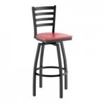 Lancaster Table & Seating Black Finish Ladder Back Chair with 2 1/2