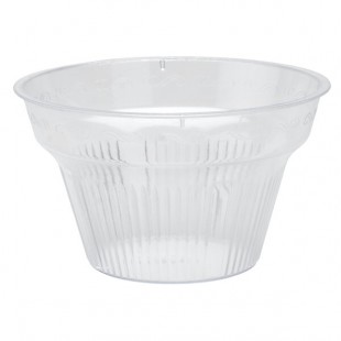 Fineline B06030.CL Platter Pleasers 30 oz. Clear Round Pedestal Bowl - 24/Case Fineline B06030.CL Platter Pleasers 30 oz. Clear Round Pedestal Bowl - 24/Case