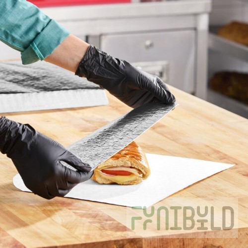 Choice Insulated Foil Sandwich Wrap Sheets 14