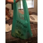 EcoChoice 1/6 Standard Size Biodegradable Standard-Duty Plastic T-Shirt Bag - 500/Case EcoChoice 1/6 Standard Size Biodegradable Standard-Duty Plastic T-Shirt Bag - 500/Case