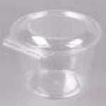 Polar Pak Clear Tamper-Resistant, Tamper-Evident 48 oz. Round Bowl with Lid - 135/Case