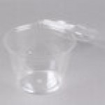 Polar Pak Clear Tamper-Resistant, Tamper-Evident 48 oz. Round Bowl with Lid - 135/Case