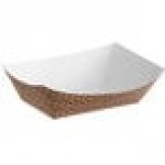 Carnival King #300 3 lb. Cornerstone Paper Food Tray - 500/Case Carnival King #300 3 lb. Cornerstone Paper Food Tray - 500/Case