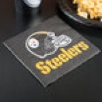 Creative Converting Pittsburgh Steelers 2-Ply Luncheon Napkin - 192/Case Creative Converting Pittsburgh Steelers 2-Ply Luncheon Napkin - 192/Case