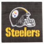 Creative Converting Pittsburgh Steelers 2-Ply Luncheon Napkin - 192/Case Creative Converting Pittsburgh Steelers 2-Ply Luncheon Napkin - 192/Case