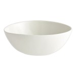 Acopa Nova 25 oz. Cream White Tall Coupe Stoneware Bowl - Sample