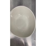 Acopa Nova 25 oz. Cream White Tall Coupe Stoneware Bowl - Sample