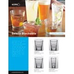 Acopa Select 7 oz. Stackable Rocks / Old Fashioned Glass - Sample