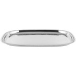Vollrath 82120 Elegant Reflections Stainless Steel Oblong Serving Tray - 18