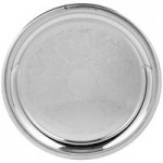 Vollrath 82120 Elegant Reflections Stainless Steel Oblong Serving Tray - 18