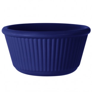 GET RM-401-CB 4 oz. Cobalt Blue Fluted Melamine Ramekin - 48/Case GET RM-401-CB 4 oz. Cobalt Blue Fluted Melamine Ramekin - 48/Case