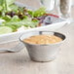 Vollrath 46716 6 oz. Smooth Stainless Steel Round Flared Rim Sauce Cup Vollrath 46716 6 oz. Smooth Stainless Steel Round Flared Rim Sauce Cup