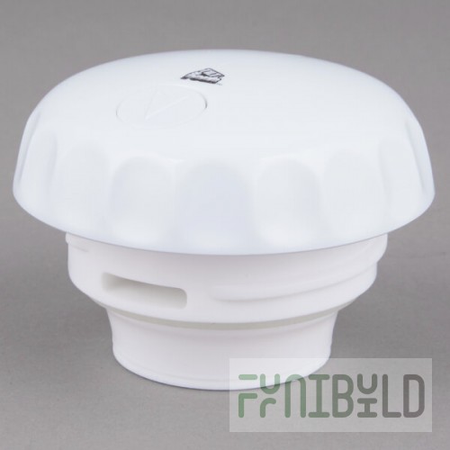 Vollrath 52133 White Lid for SwirlServe Tilt & Pour 20 oz. Beverage Server