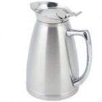 Bon Chef 4050SC 10 oz. Insulated Stainless Steel Server with Crest - 2% Milk Bon Chef 4050SC 10 oz. Insulated Stainless Steel Server with Crest - 2% Milk