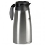 Curtis TLXP1901S000D 64 oz. Stainless Steel Decaf Coffee Server with Liner and Brew Thru Lid - 6/Case