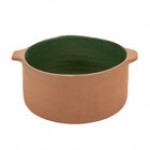 Maria Portugal Terracota Terra 30 oz. Green Stoneware Au Gratin Dish by Arc Cardinal - 2/Case