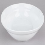 CAC RCN-VB11 White Oval Serving Bowl 2 Qt. - 12/Case CAC RCN-VB11 White Oval Serving Bowl 2 Qt. - 12/Case
