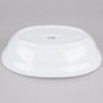 CAC RCN-VB11 White Oval Serving Bowl 2 Qt. - 12/Case CAC RCN-VB11 White Oval Serving Bowl 2 Qt. - 12/Case