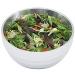 Vollrath 46582 Double Wall Round Angled Beehive 5 Qt. Serving Bowl