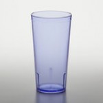 GET 6620-1-A 20 oz. Amber Customizable SAN Plastic Pebbled Tumbler - 72/Case