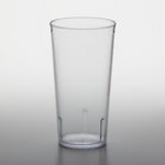 GET 6620-1-A 20 oz. Amber Customizable SAN Plastic Pebbled Tumbler - 72/Case