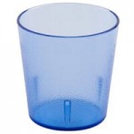Cambro 2000P153 Colorware 22 oz. Amber Customizable SAN Plastic Tumbler - 72/Case