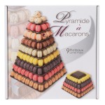 Matfer Bourgeat 681592 9-Tier Black Macaron Pyramid Display Stand