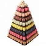 Matfer Bourgeat 681592 9-Tier Black Macaron Pyramid Display Stand