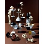 Stolzle Glisten from Global Tableware Collective 16.5 oz. Matte White/Gold Stemless Wine Glass / Tumbler - 6/Case