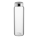 Libbey 92170 Kinetix 33 oz. Customizable Glass Water Bottle with Metal Lid - 12/Case