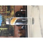 Libbey 92170 Kinetix 33 oz. Customizable Glass Water Bottle with Metal Lid - 12/Case